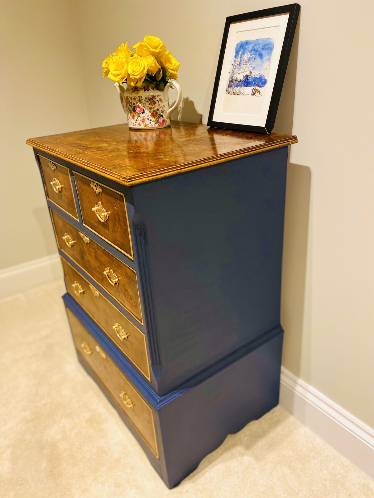 Vintage Chest Of Drawers (Solid & Veneer) photo 575.0