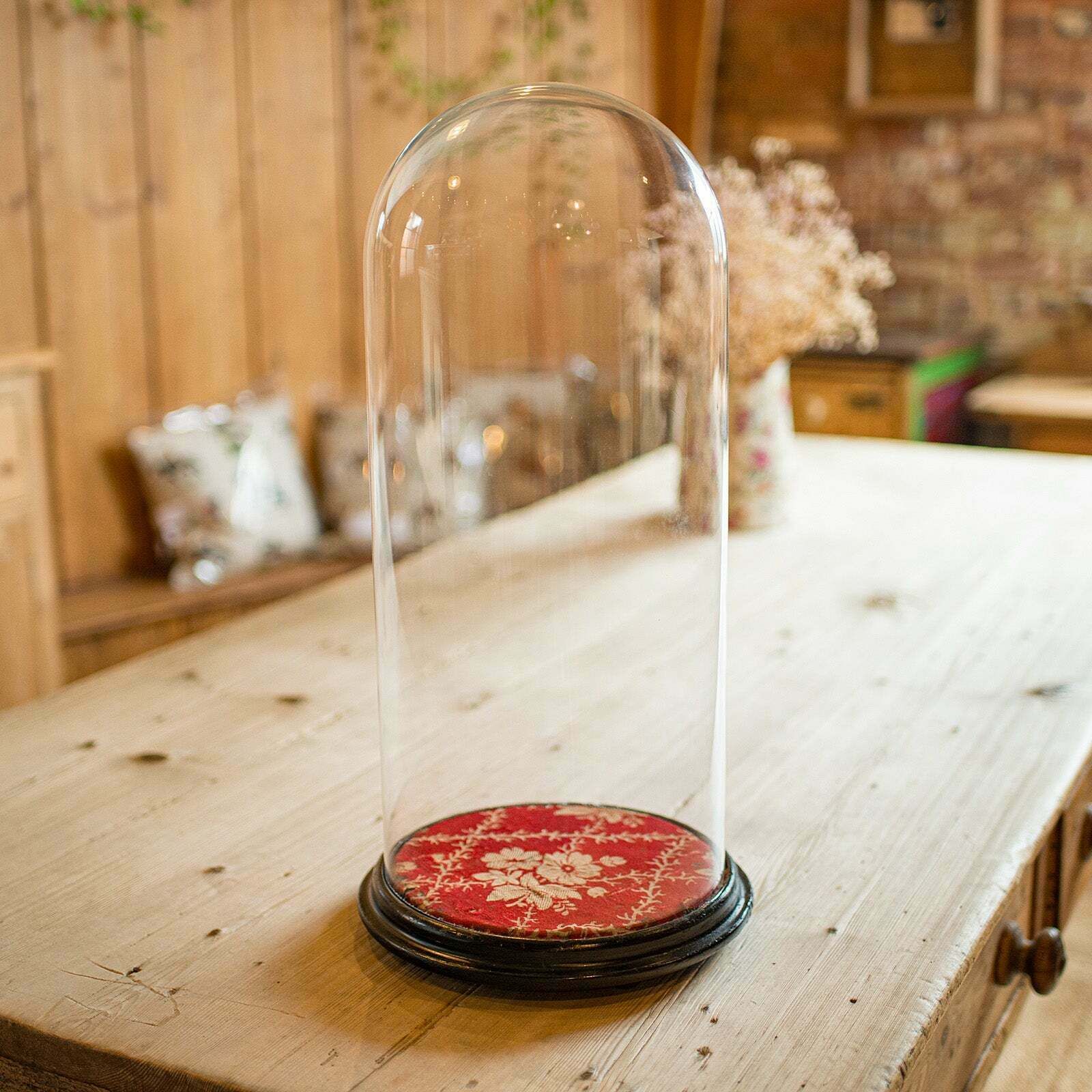 Tall Antique Collector's Dome, English, Glass, Ornament Showcase, Late Victorian photo for sale