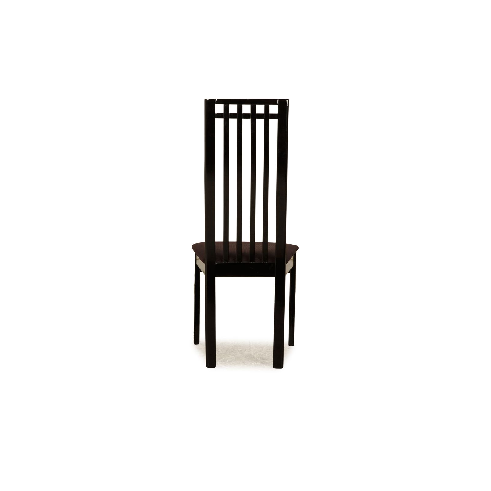 photo furniture Lot de 8 chaises Tonon en bois noir