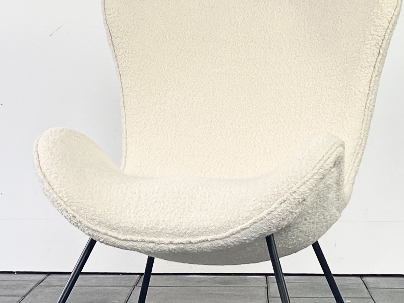 1950ies Organic Highback Lounge Chair Designed By Fritz Netz For Correcta photo vinterior