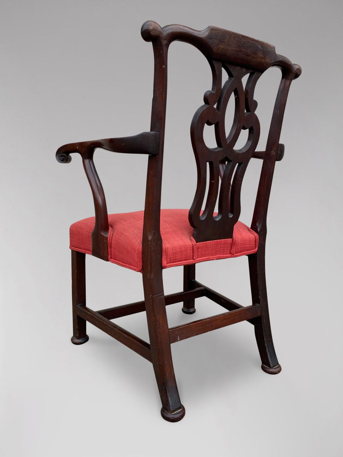 18th Century Georgian Mahogany Chippendale Armchair photo 2160.0
