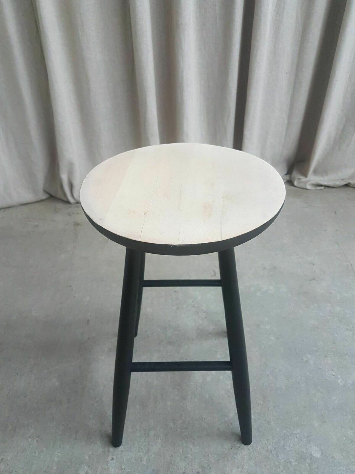 photo vintage Have One To Sell? Sell It Yourself Vtg Mid Century Hagafors Stolefabrik Swedish Scandi Beech Stool Danish