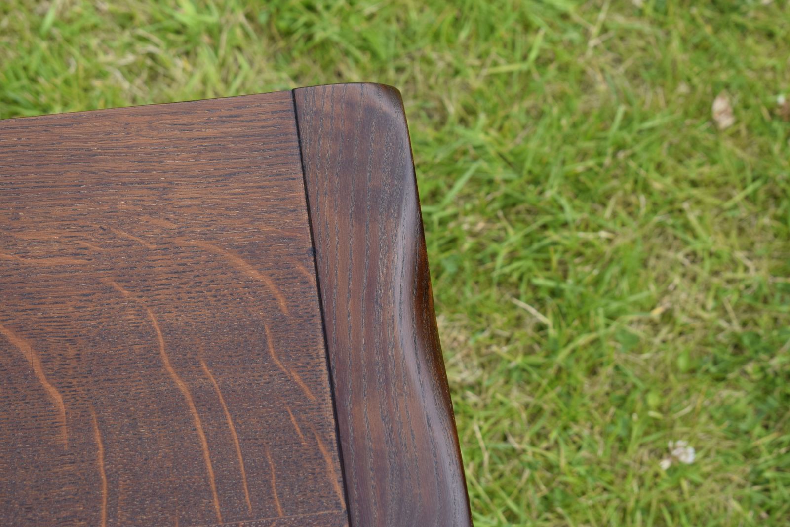 Lamp Table, 1930s, Oak, Vintage photo vintage