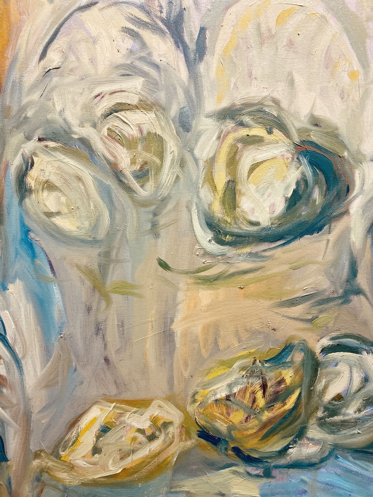Full Of Life. Large Impressionist Oil Painting By Francesca Owen photo for sale