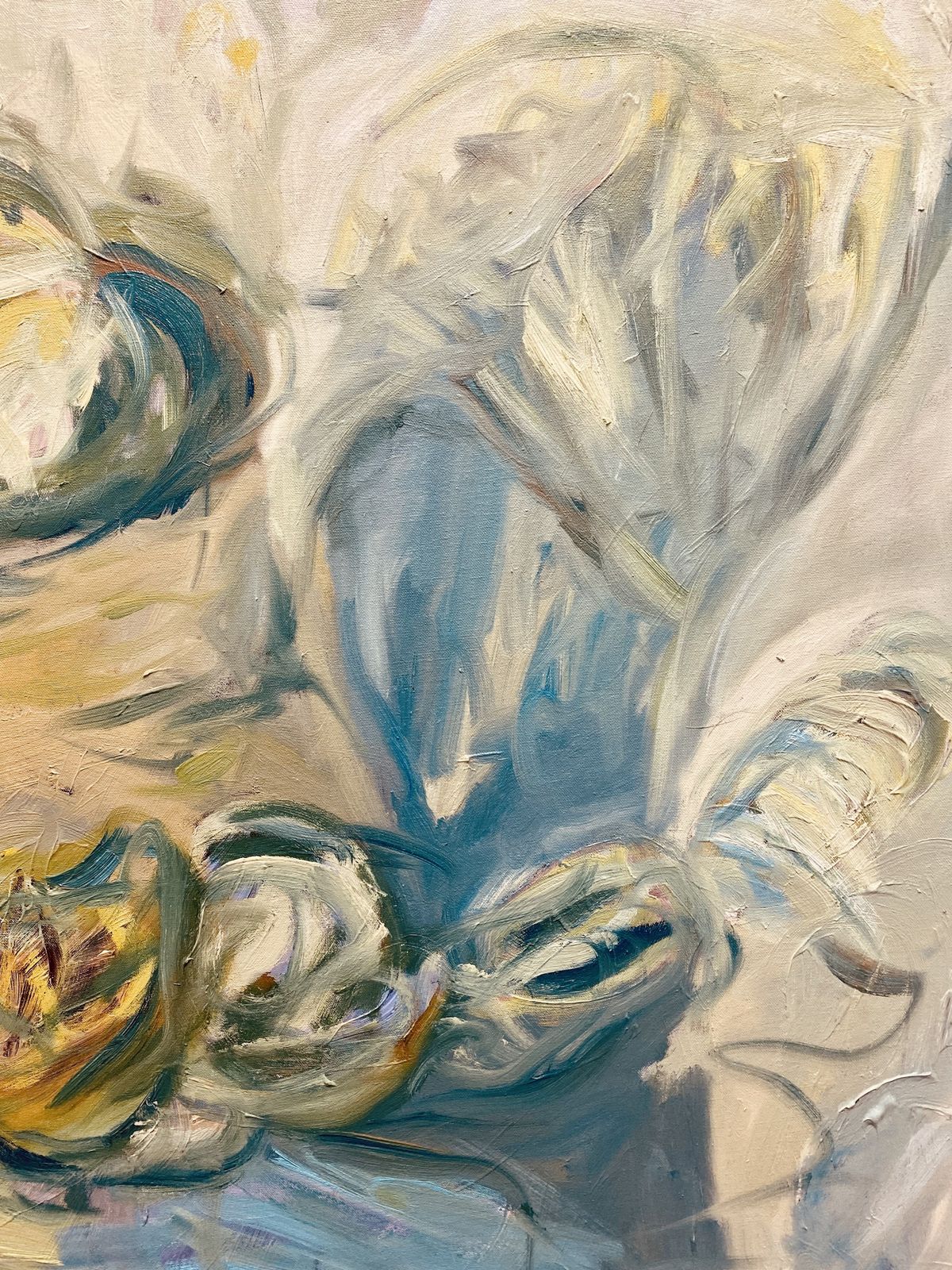 Full Of Life. Large Impressionist Oil Painting By Francesca Owen photo Art