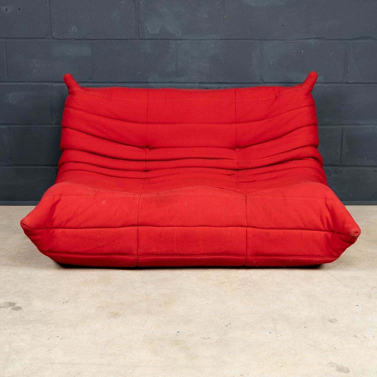 A 21st Century Red "Togo" Two Seater Sofa By Michel Ducaroy For Ligne Roset photo furniture