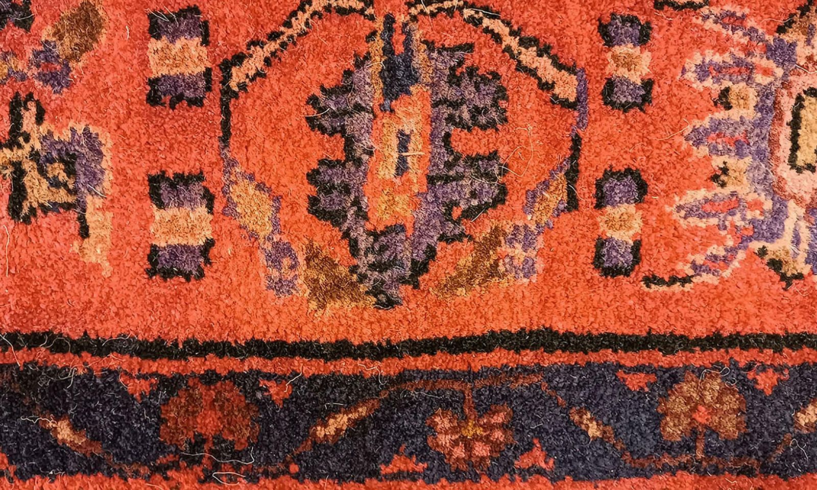 Handmade Rug Doormat Oriental Rug Half Circular Interior Carpet Mat Entrance Way photo for sale