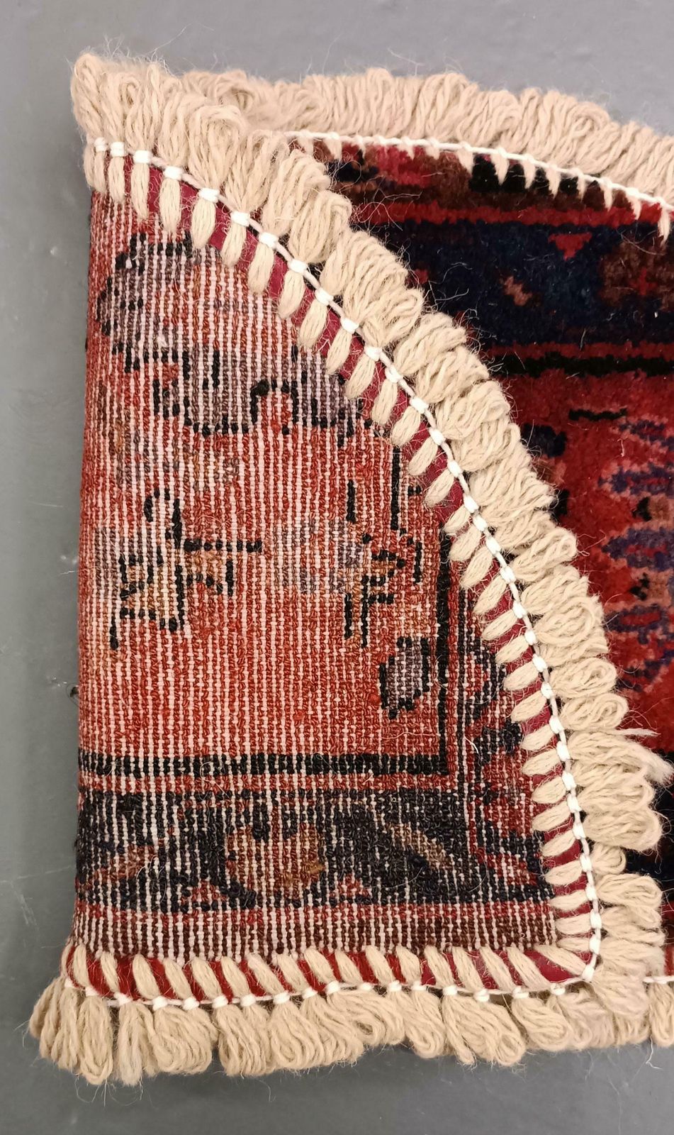 Handmade Rug Doormat Oriental Rug Half Circular Interior Carpet Mat Entrance Way photo 380.0