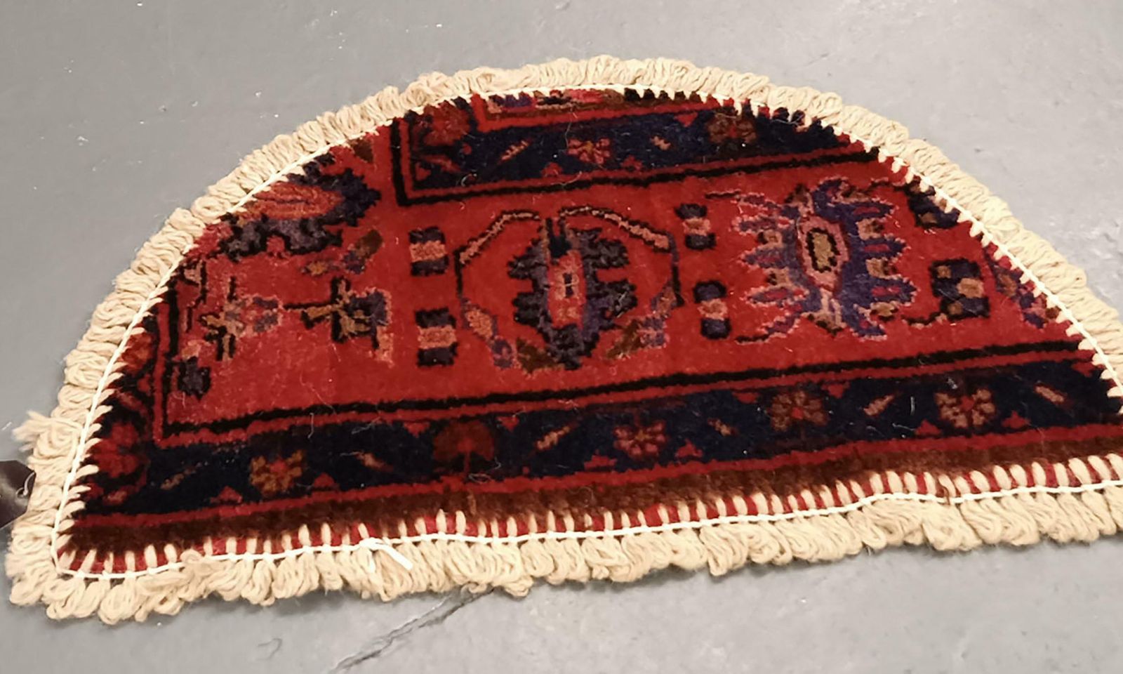 Handmade Rug Doormat Oriental Rug Half Circular Interior Carpet Mat Entrance Way photo buy