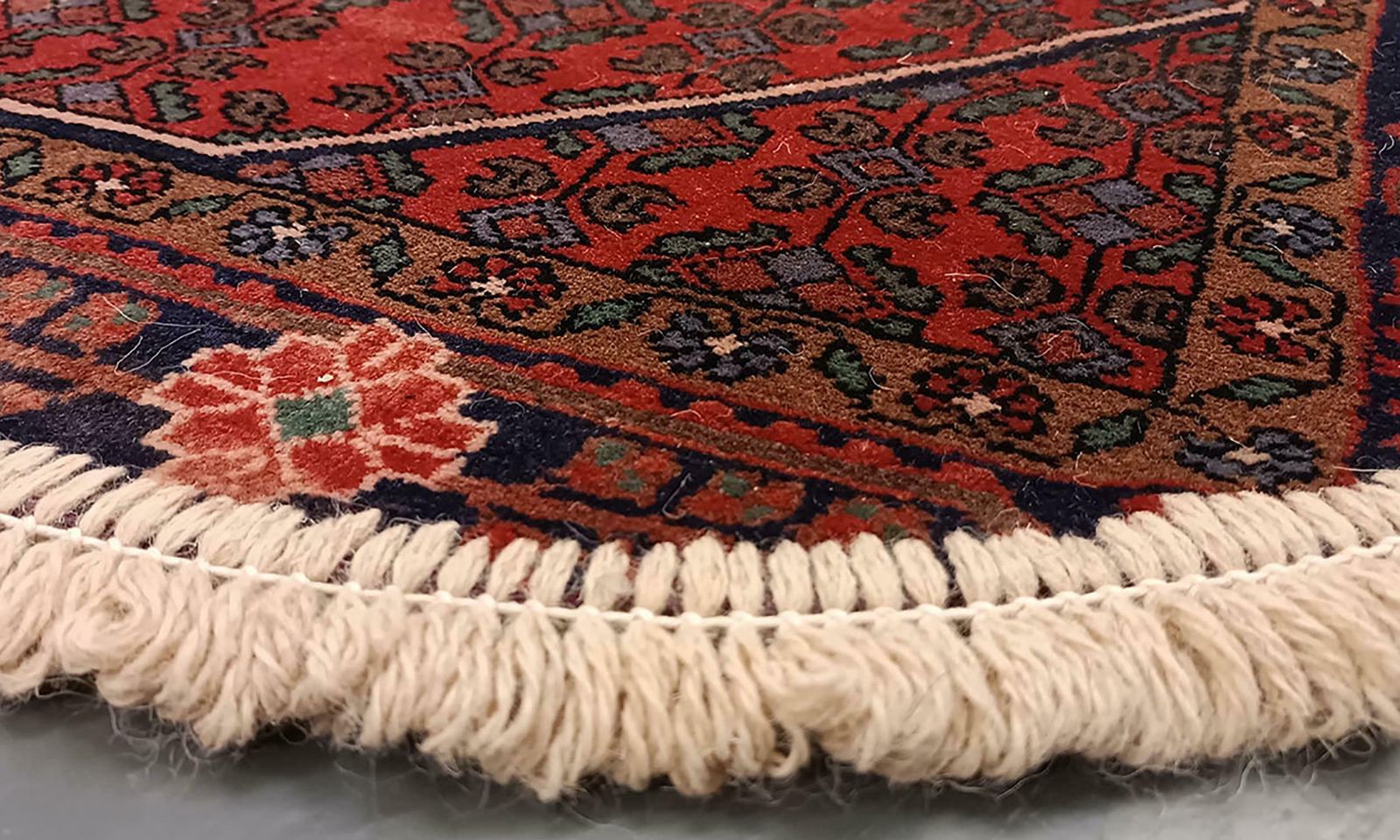 Handmade Rug Doormat Oriental Rug Half Circular Interior Carpet Mat Entrance Way photo Textiles