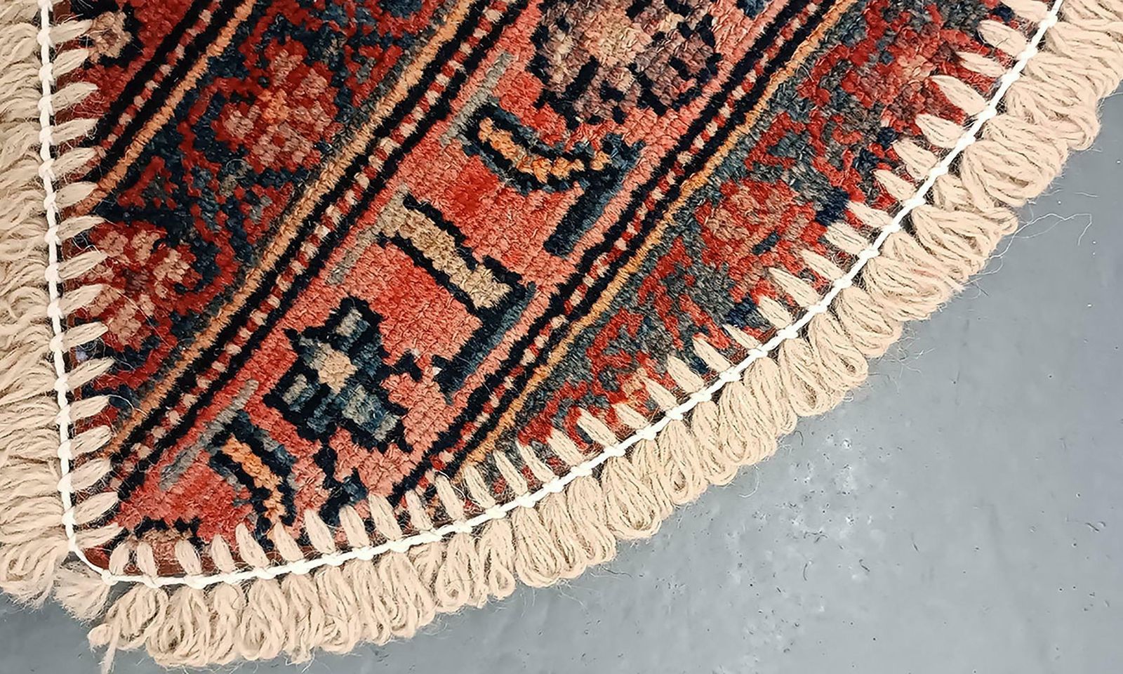 photo furniture Handmade Rug Doormat Oriental Rug Half Circular Interior Carpet Mat Entrance Way