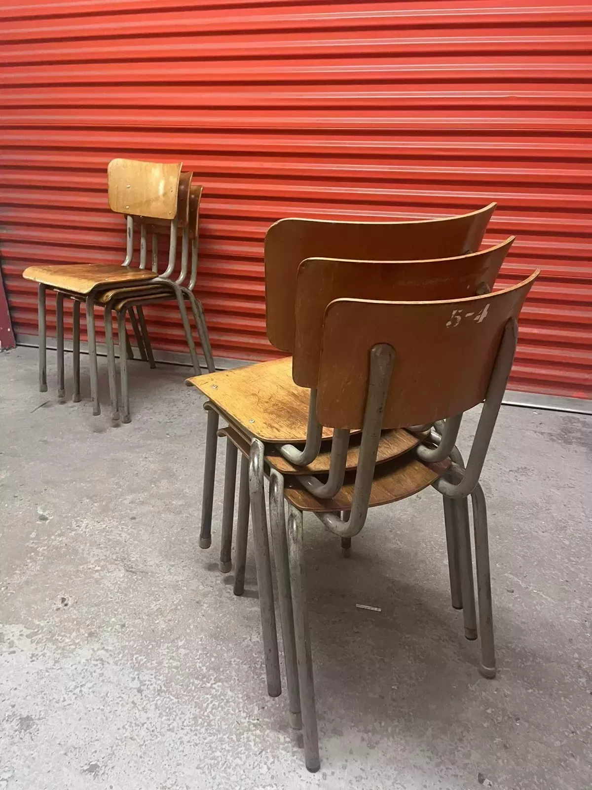 Bauhaus Style Stacking Chair   Suit Cafe / Bar / Tv Prop   Six Available photo Furniture