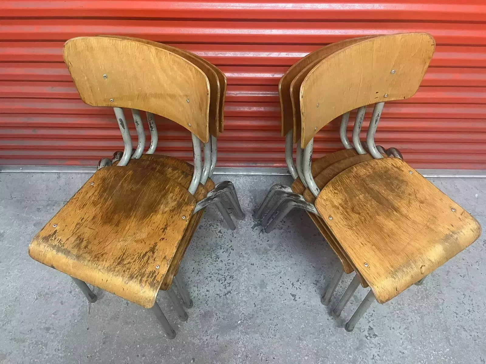 Bauhaus Style Stacking Chair   Suit Cafe / Bar / Tv Prop   Six Available photo vinterior