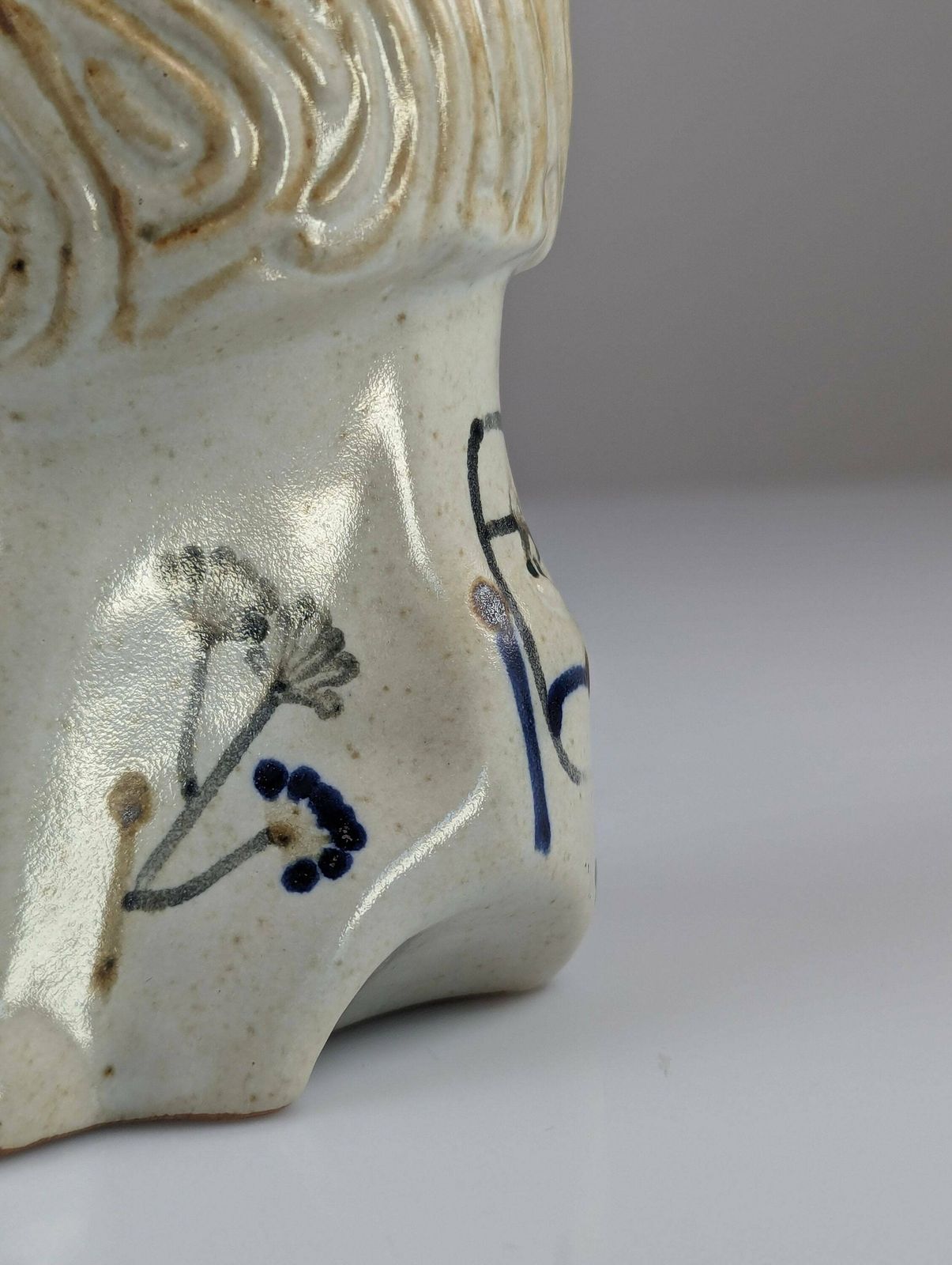 Ceramic Lion In Stoneware From The Aso Factory By Antonio Salvador Orodea 1980s photo buy