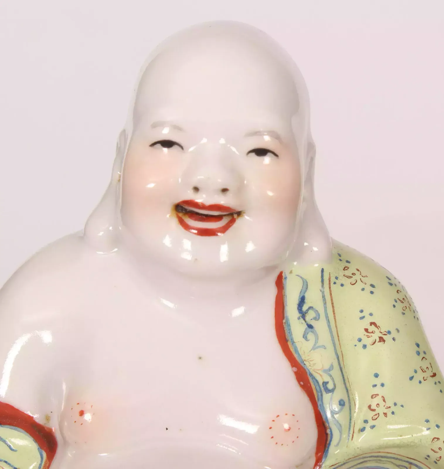 Porcelain Figures Of Buddha, 1800s photo Art