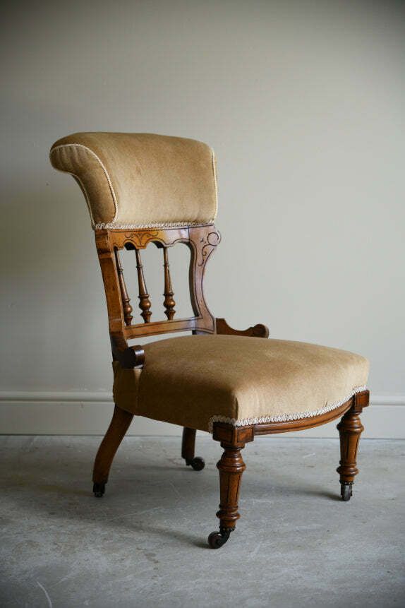 Victorian Occasional Bedroom Chair photo for sale