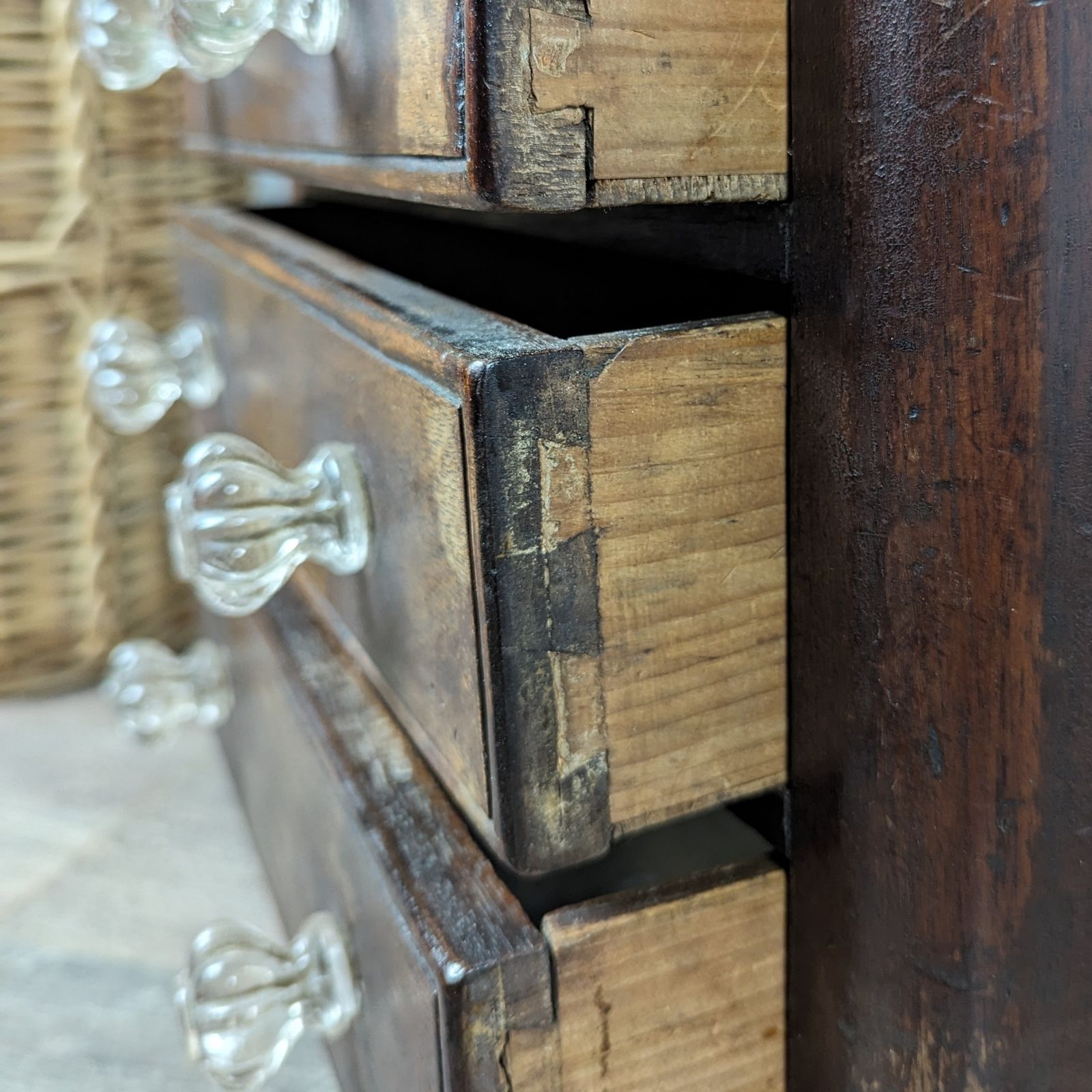 photo furniture Victorian Apprentice Chest Of Drawers On Turned Feet