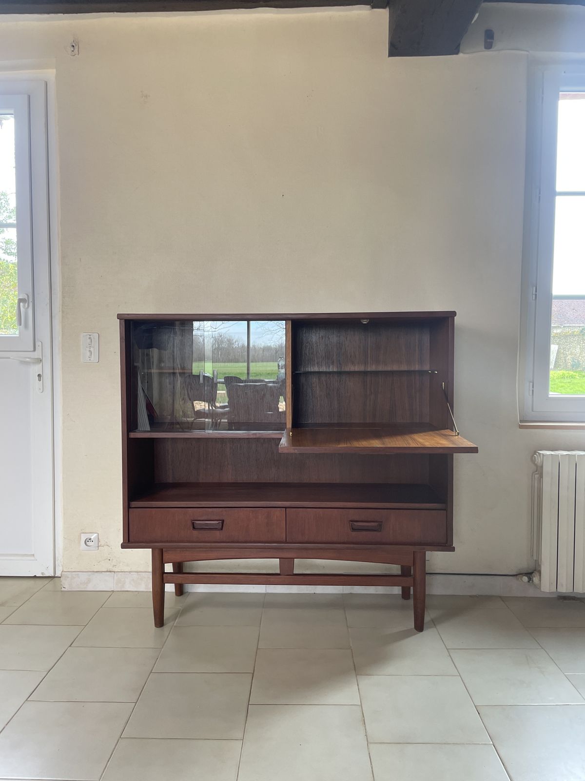Scandinavian High Sideboard, 1960s photo furniture