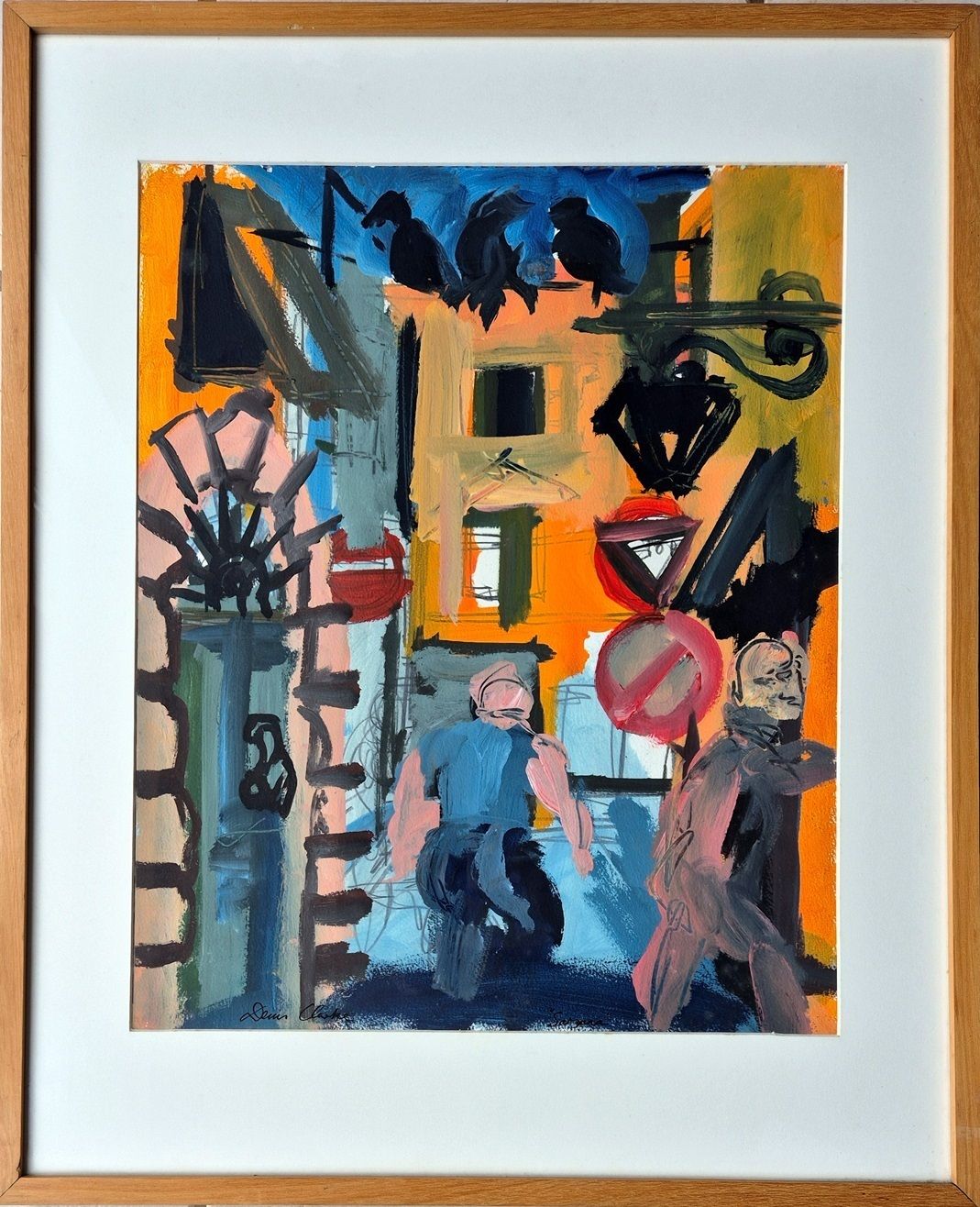 Denis Clarke   'Sarzana   Street Painting' Italy photo for sale