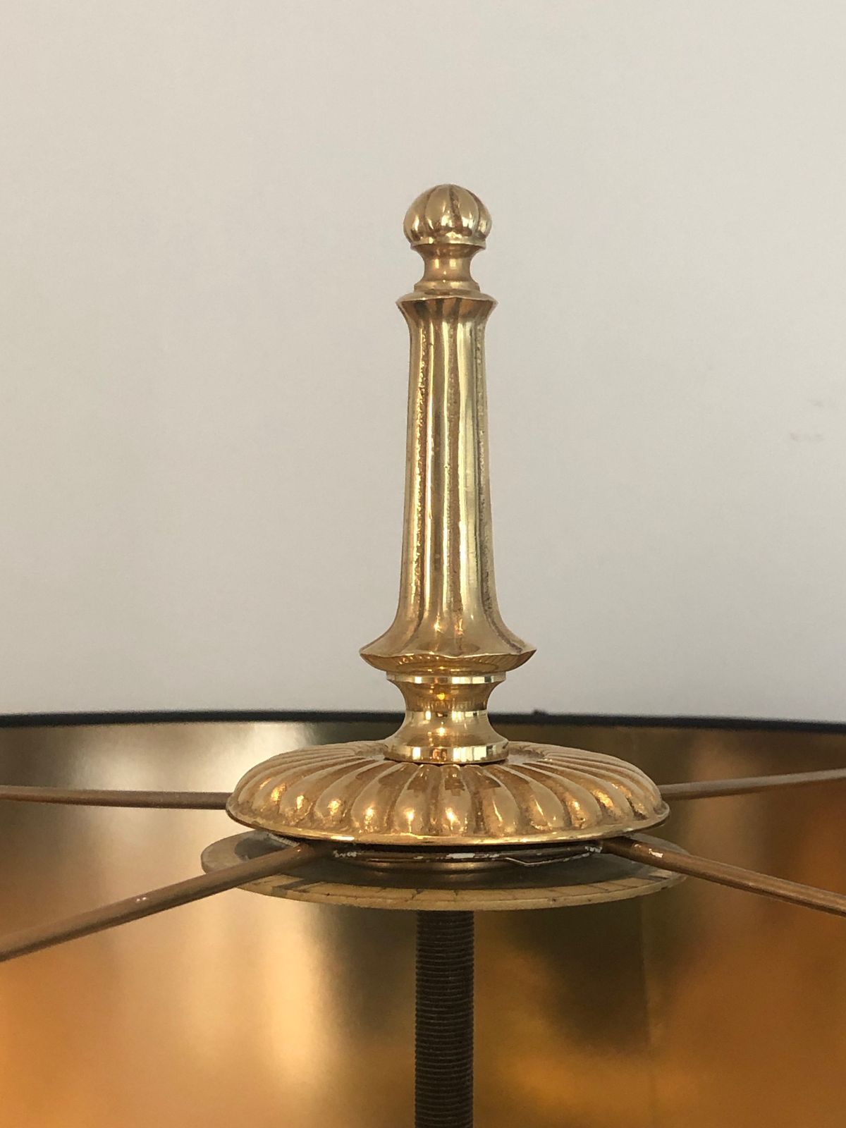 Neoclassical Style Parquet Floor Lamp In Brass In The Style Of Maison Jansen photo Lighting