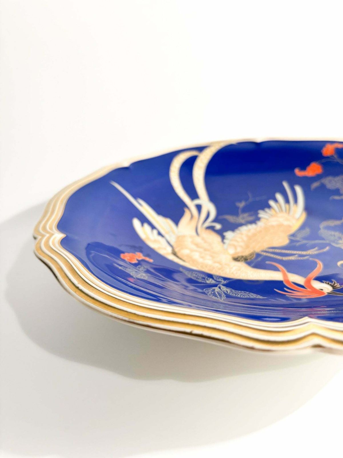 Rosenthal Porcelain Centerpiece Plate Chippendale Decoration 1940s photo 238.0