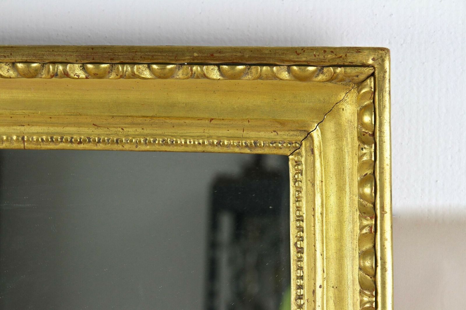 19th Century Golden Biedermeier Mirror With Bulls Eye Bars, Austria Ca. 1830 photo 2520.0
