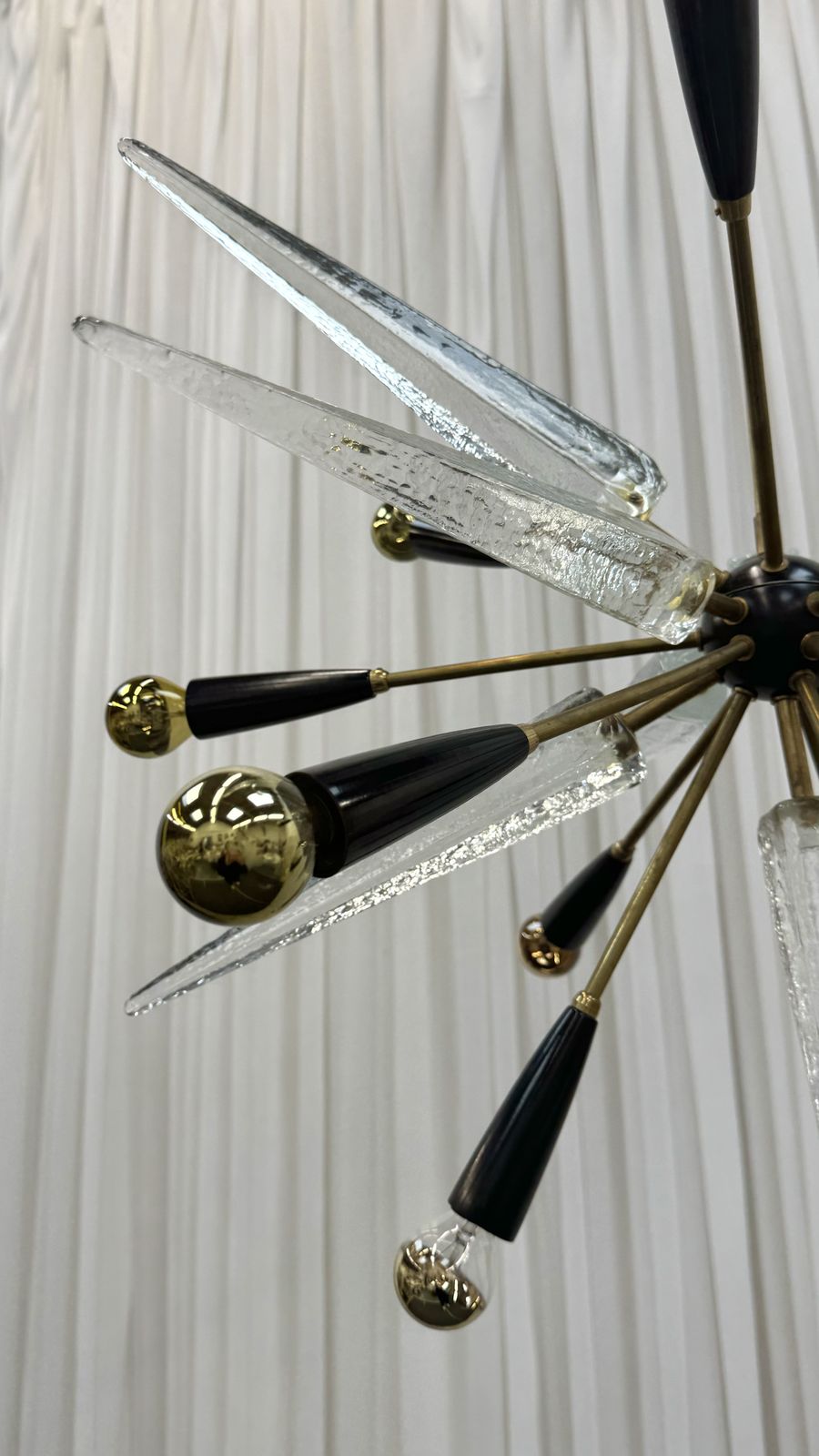 Murano Glass Sputnik Chandelier, 1960’s, Italy photo vintage