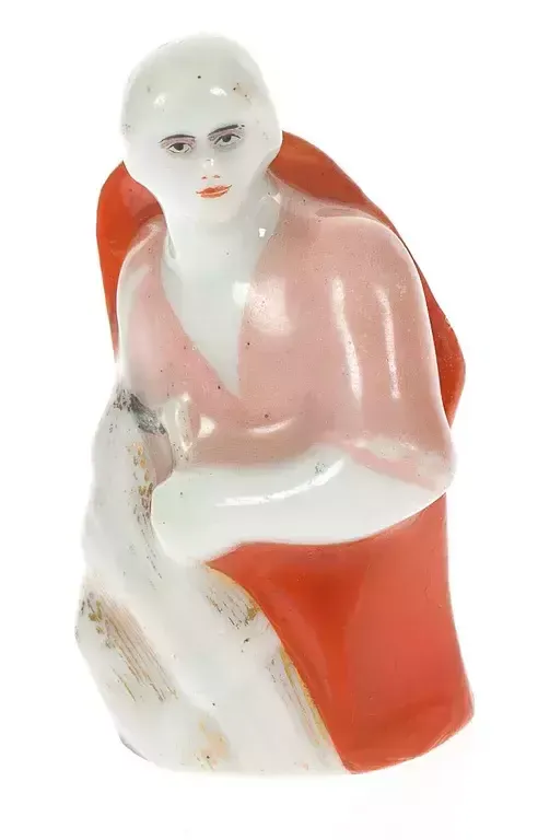 Chess Porcelain Figure Of The Set `Red And White`