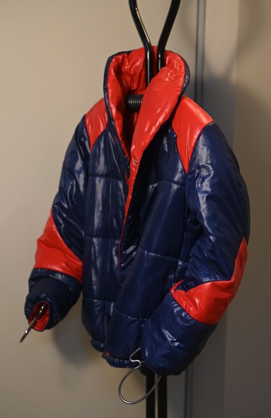 Ferrari 312 T4 Puffer Jacket Navy/Red 1979 Vintage By Italstyle Fashion For Scuderia Ferrari   Italia 1979