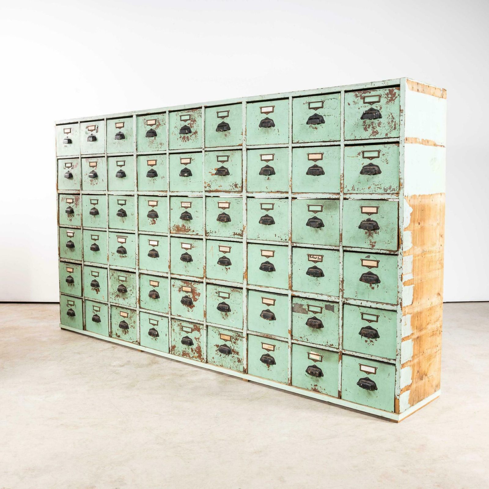 1950’s Very Large French Workshop Drawers – Fifty Four Drawers photo buy