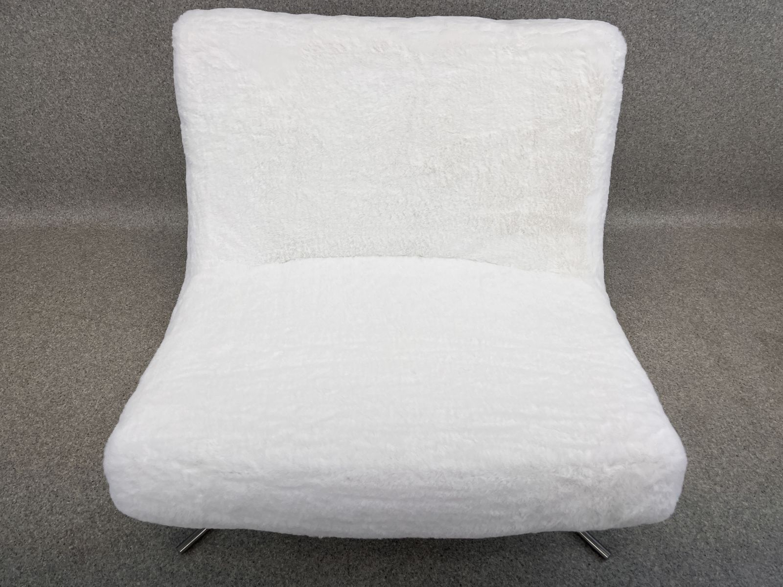 photo furniture Fluffy Yeti Ligne Roset ‘Pop’ Easy Lounge Chair  With Footstool By Christian Werner