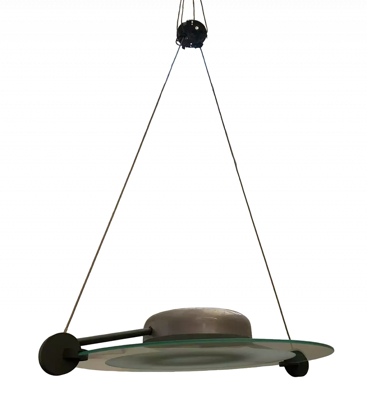 Cyclos Chandelier By Michele De Lucchi For Artemide, 1980s