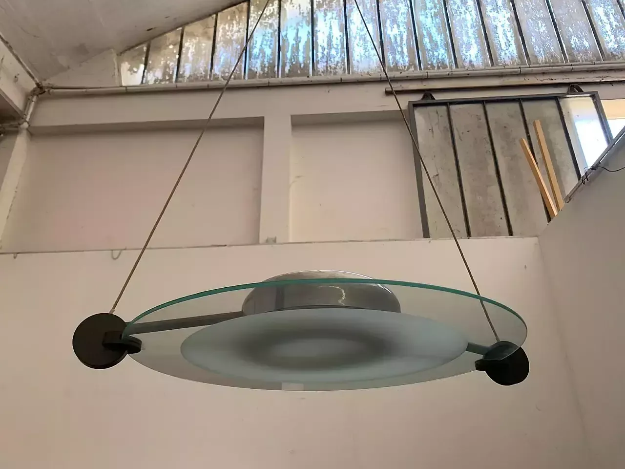 Cyclos Chandelier By Michele De Lucchi For Artemide, 1980s photo furniture