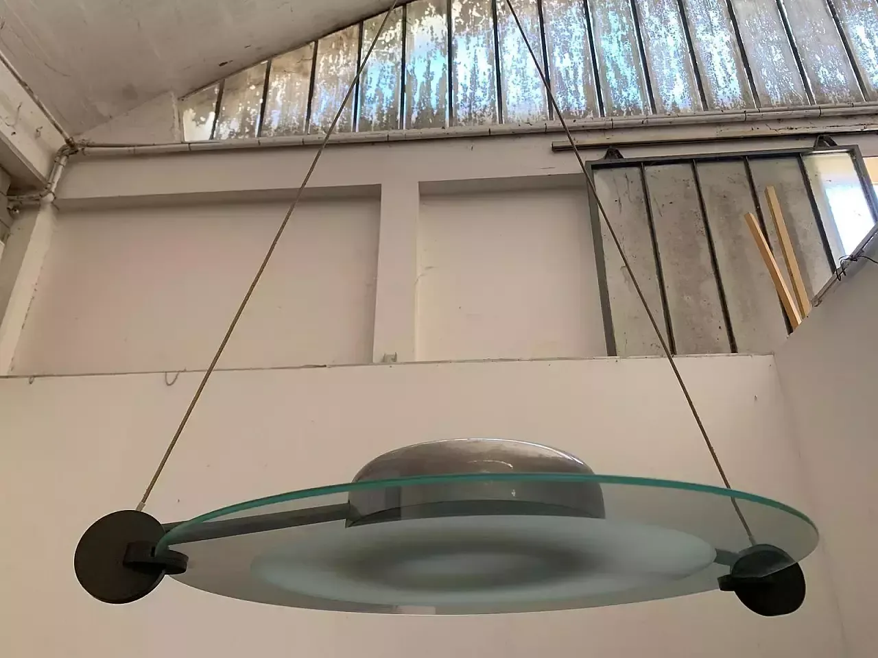 Cyclos Chandelier By Michele De Lucchi For Artemide, 1980s photo Lighting