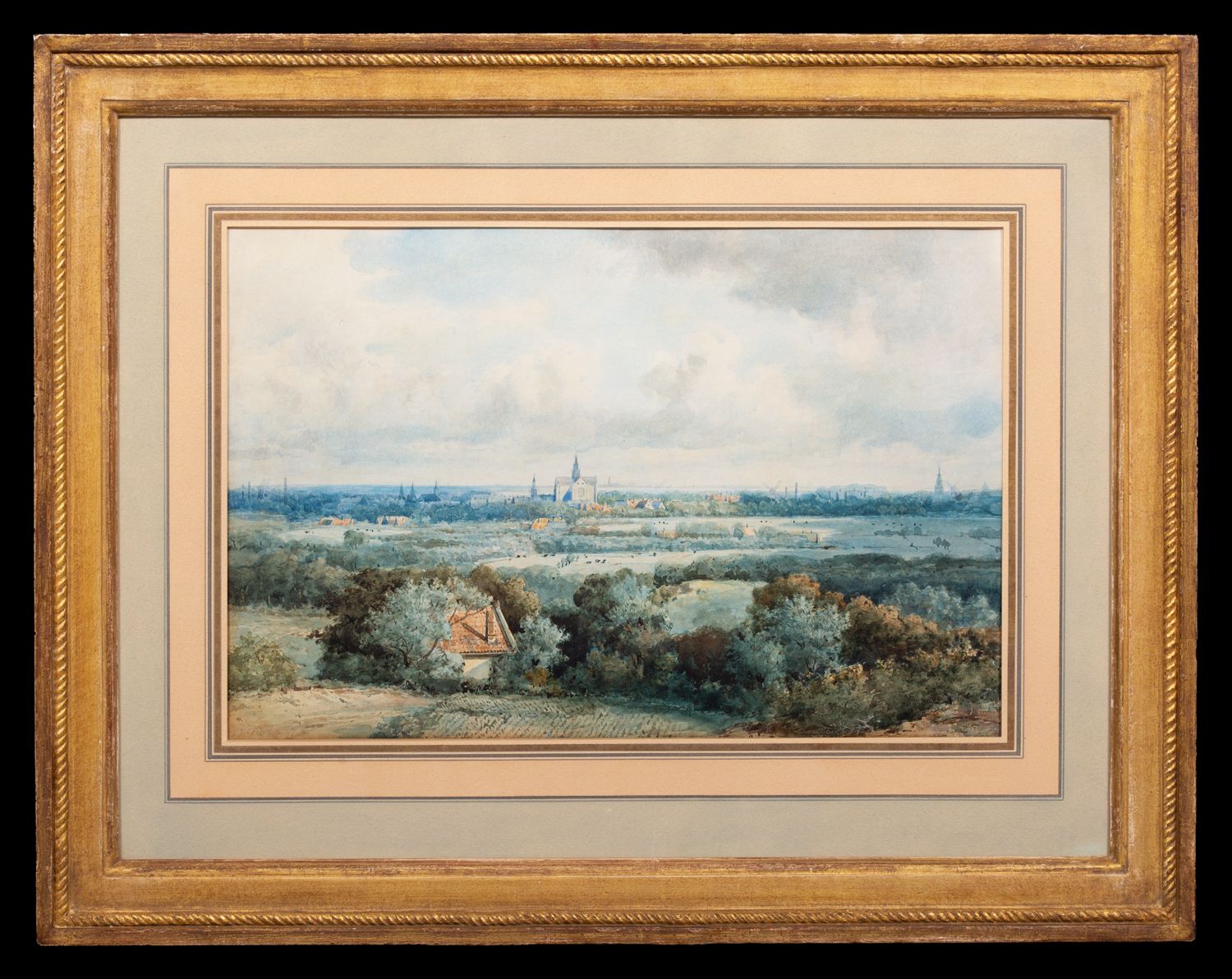 'View Of Haarlem With The St. Bavo' By Johannes Joseph Destrée ( 1827 – 1888 ) photo furniture