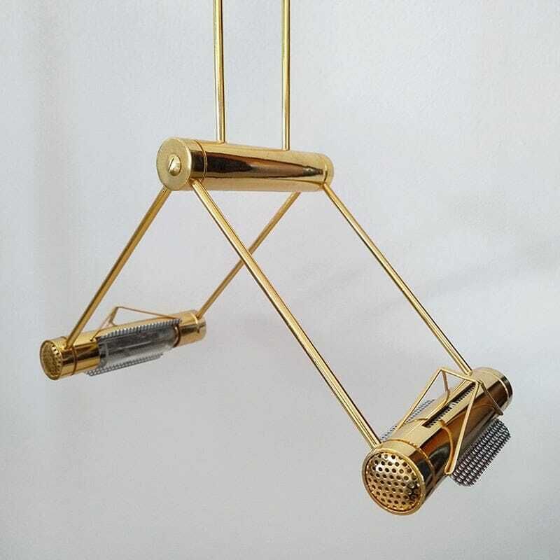 1970s Gorgeous Pendant Lamp In Brass By Cattaneo. Made In Italy photo Lighting