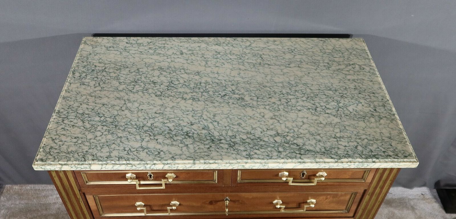 Mahogany Chiffonnière Chest Of Drawers, Louis XVI Style – Mid 20th Century photo 2503.0
