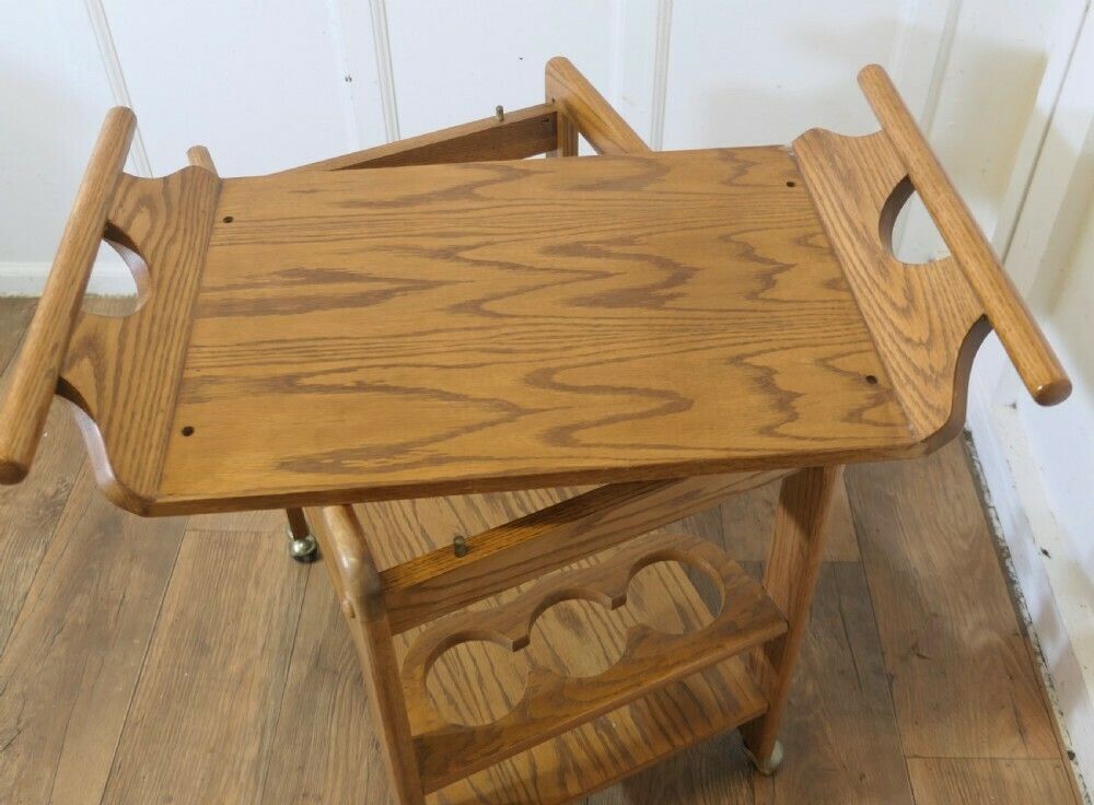 Italian Design Mid Century Cocktail Tray Trolley photo buy