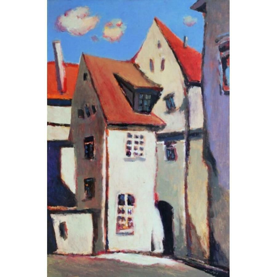 Shamsi Ali Old Town. 2008, Canvas, Acrylic, 90x60 Cm 2008