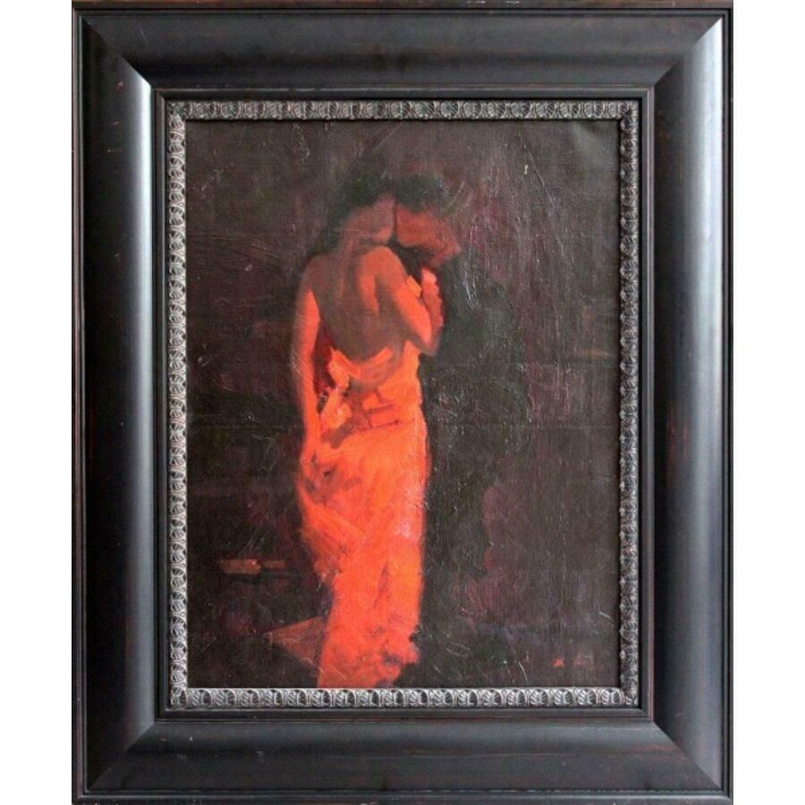 Shamsi Ali The First Kiss. 2008, Canvas, Acrylic, 56x50 Cm photo furniture