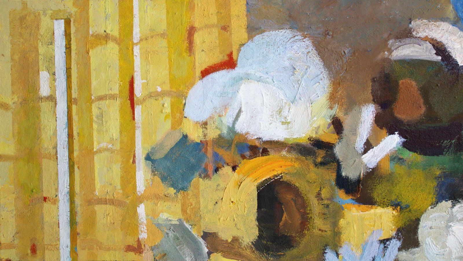 Victor Karnauh A Dump. Oil On Canvas, 100x100 Cm £2,061.30 photo vinterior