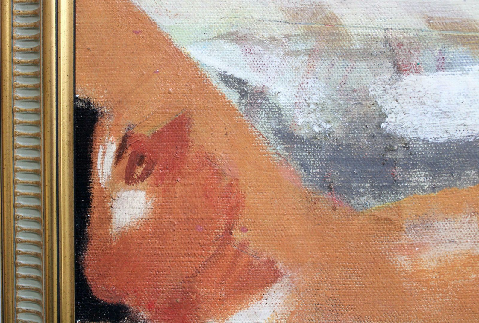 Victor Karnauh Act. Oil On Canvas, 58x69 Cm photo vinterior