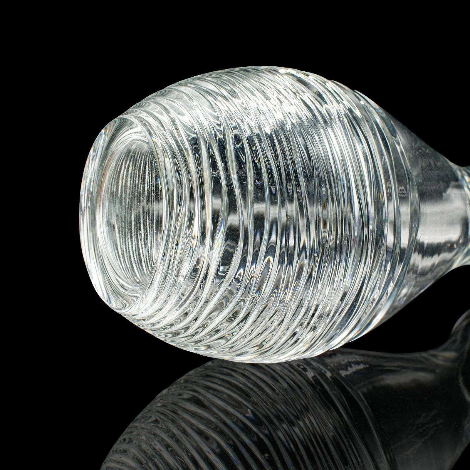 Home Decor Vintage Lemonade Refresher, Italian, Glass, Serving Ewer, Decanter, Circa 1970 photo