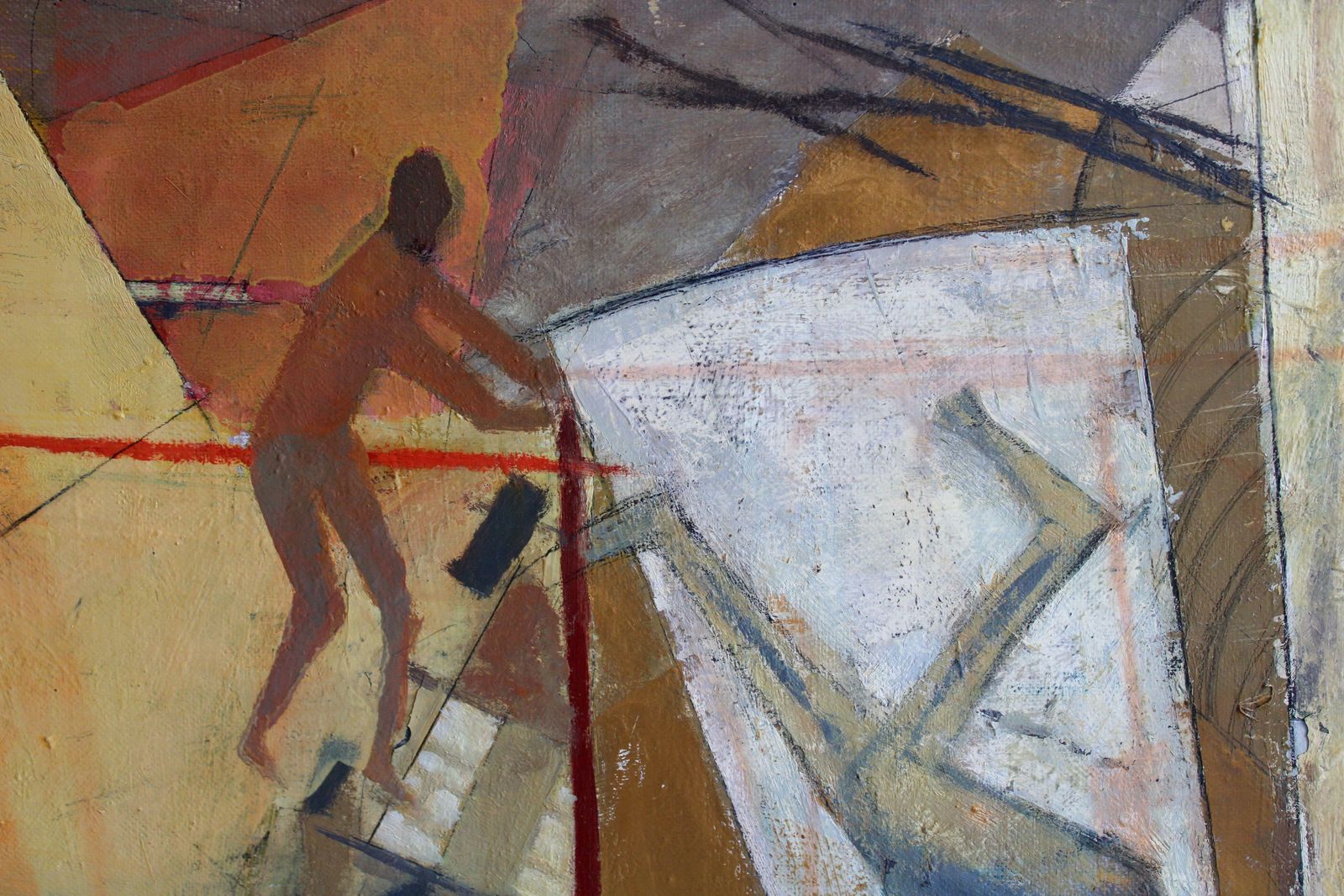 Victor Karnauh Path. Oil On Canvas, 90x110 Cm 1990s photo furniture