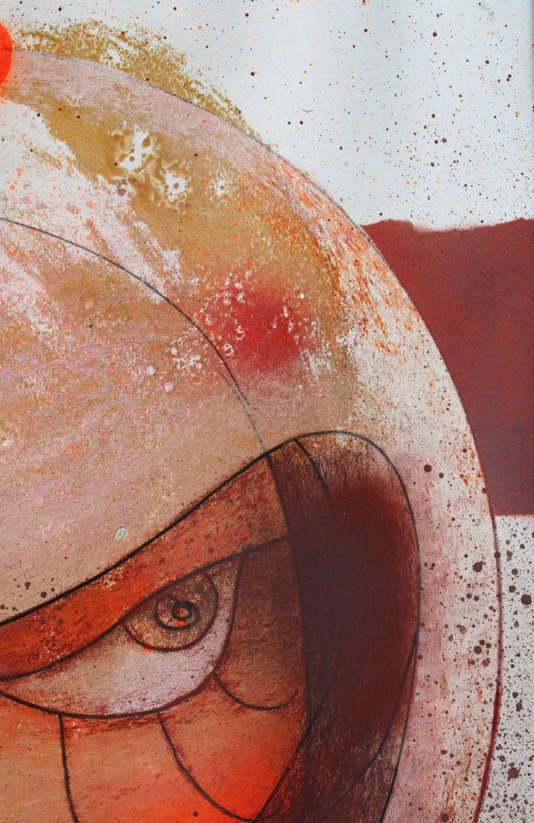 Andrey Amelkovich Motorcyclist. 2005, Paper, Mixed Media, 83x50.5 Cm 2005 photo buy