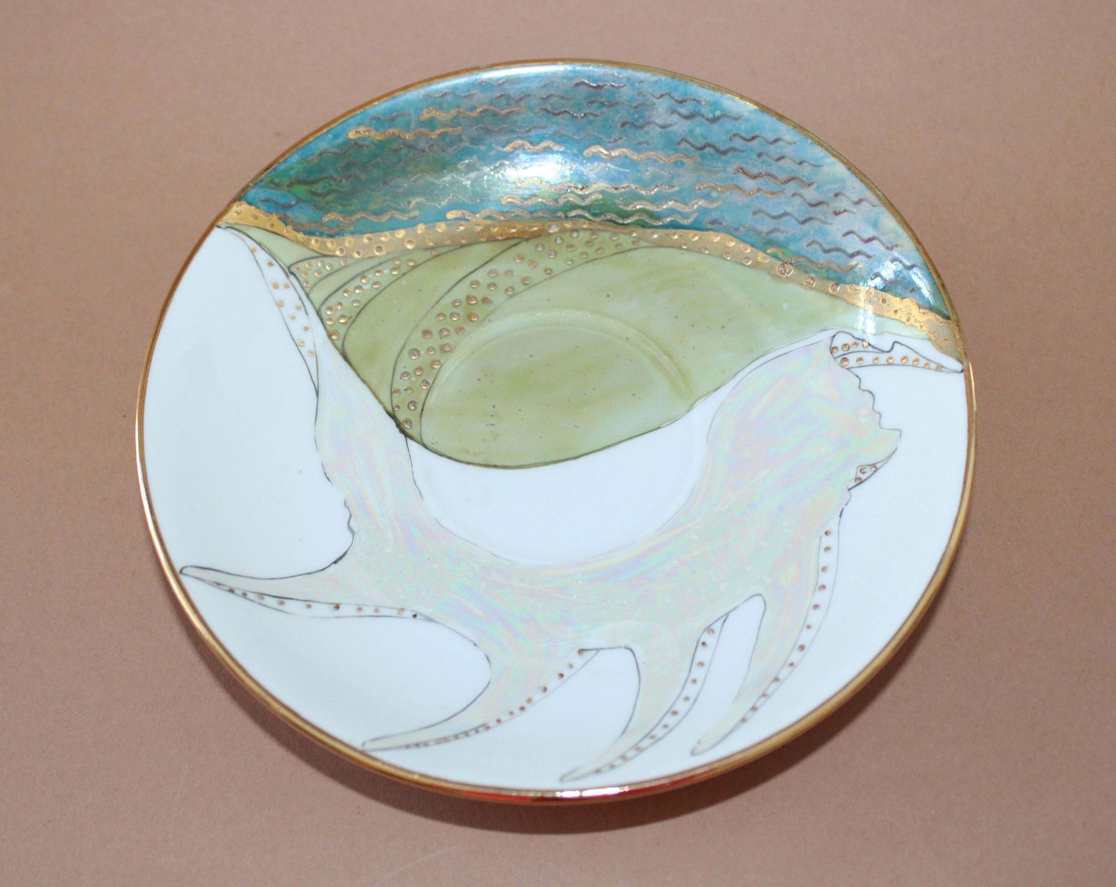 Antonina Paskevica Coffee Trio By Antonina Paskevica, Cup Height 7, 5 Cm; Diameter 8 Cm photo buy