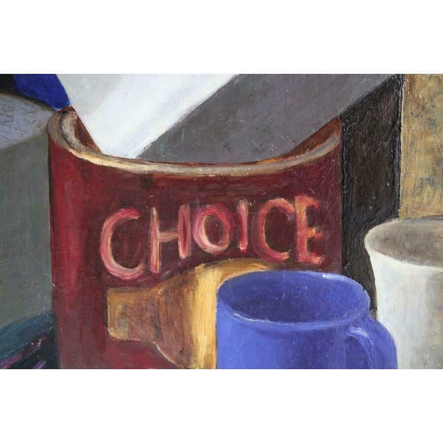 Kristine Kvitka Still Life. Cardboard, Oil, 96x69.5 Cm 2003 photo for sale