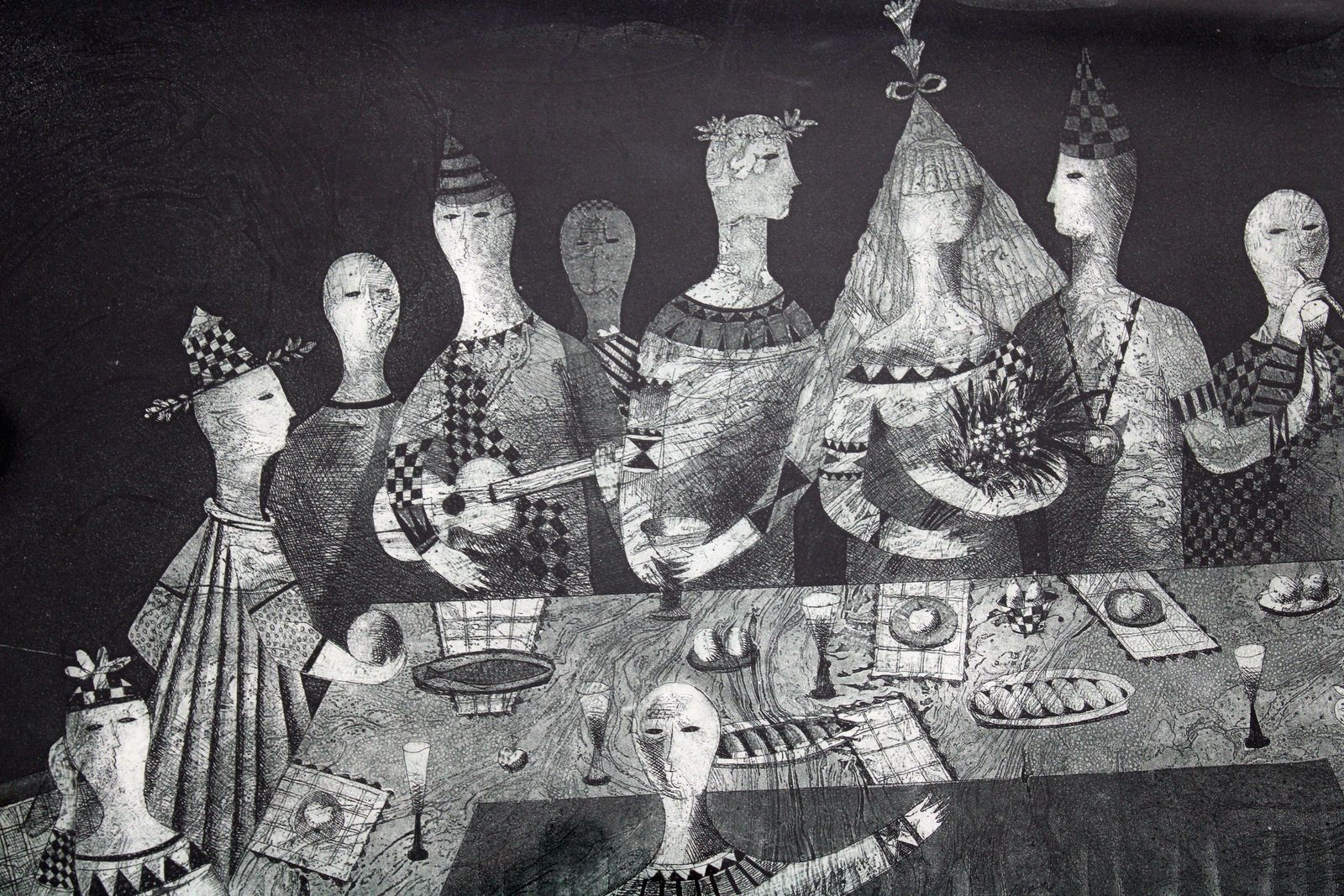 Victor Karnauh Twenty And One More Metamorphosis. Etching, Paper, 49 X 64 Cm photo vinterior