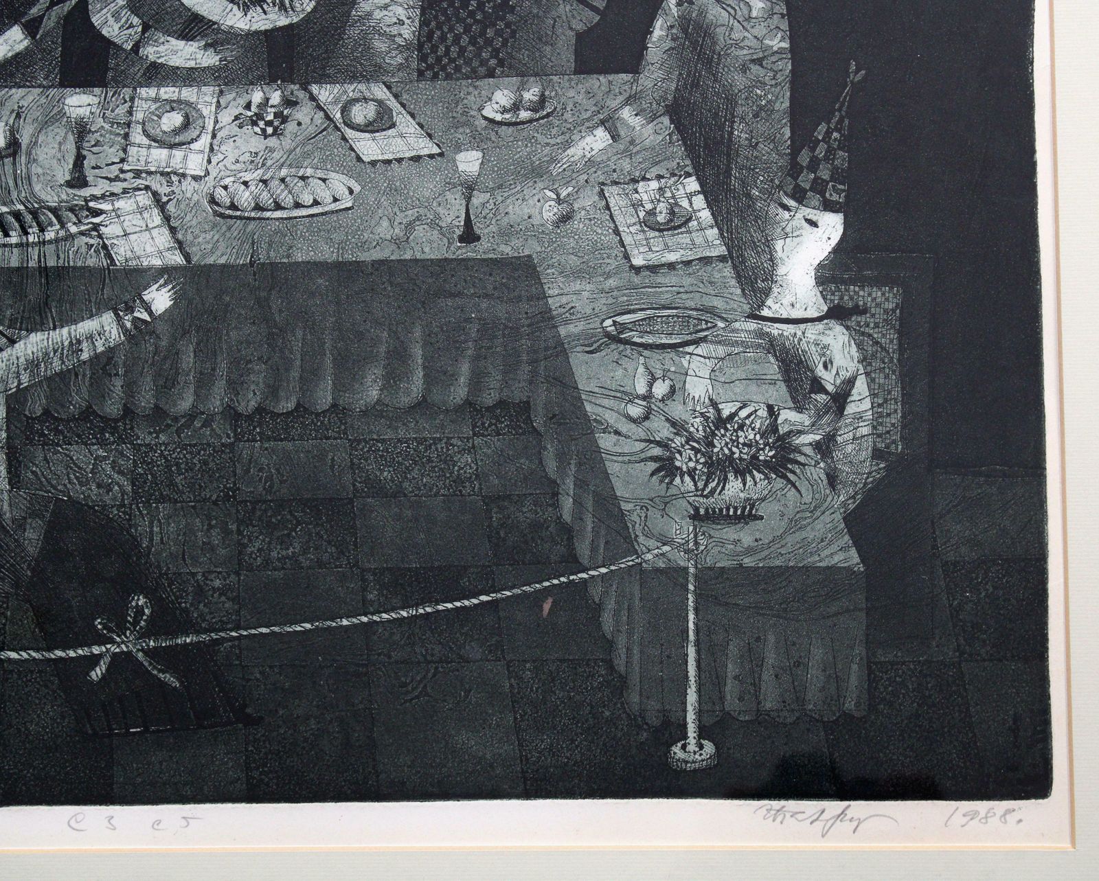 Victor Karnauh Twenty And One More Metamorphosis. Etching, Paper, 49 X 64 Cm photo vintage