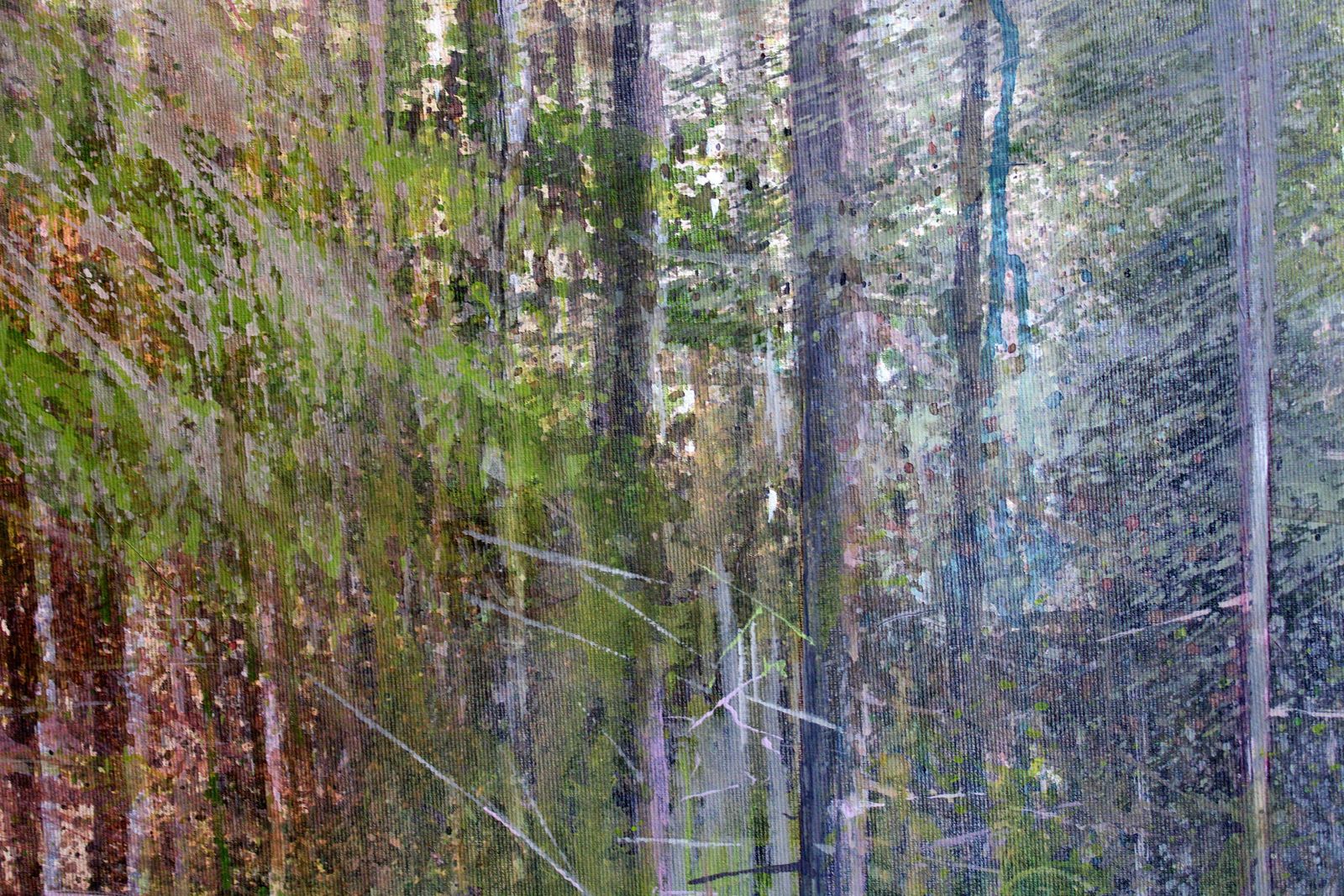 Janis Zingitis On The Forest Trail. 2023., Canvas, Acrylic, 90x120 Cm 2023 photo vinterior